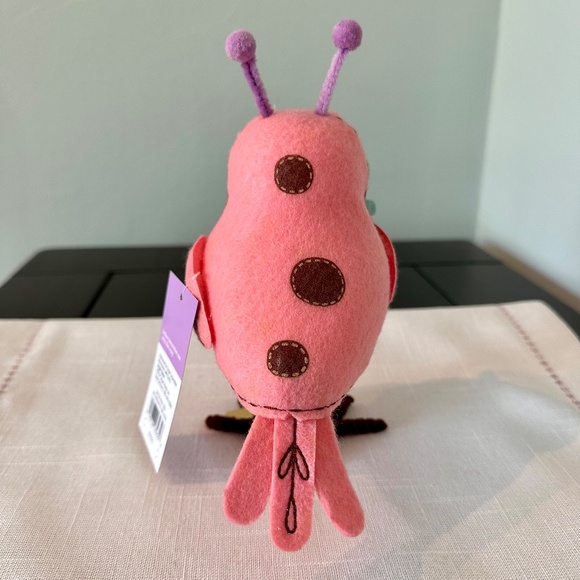 Featherly Friends Lady the Ladybug Fabric Bird - Picture 8 of 11